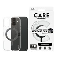 PanzerGlass® CARE kryt Apple iPhone 16 MagSafe KickStand čirý/černý