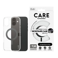 PanzerGlass® CARE kryt Apple iPhone 16 Plus MagSafe KickStand čirý/černý