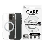 PanzerGlass® CARE kryt Apple iPhone 16 MagSafe KickStand čirý/stříbrný