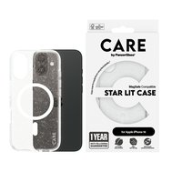 PanzerGlass® CARE kryt Apple iPhone 16 MagSafe Star Lit třpitivý/bílý