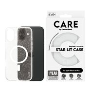 PanzerGlass® CARE kryt Apple iPhone 16 Plus MagSafe Star Lit třpitivý/bílý