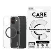 PanzerGlass® CARE kryt Apple iPhone 16 MagSafe Urban Combat čirý/černý