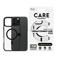 PanzerGlass® CARE kryt Apple iPhone 16 Pro Max MagSafe Urban Combat černý/černý