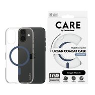 PanzerGlass® CARE kryt Apple iPhone 16 MagSafe Urban Combat čirý/modrý