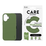 PanzerGlass® CARE kryt Apple iPhone 16 MagSafe Fearlessly zelený