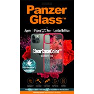 PanzerGlass ClearCase Apple iPhone 12/12 Pro (červený - Mandarin Red)
