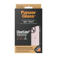 PanzerGlass™ ClearCase D3O Apple iPhone 15 (černý - Black edition)