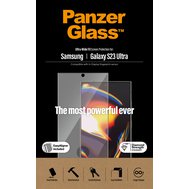 PanzerGlass™ Samsung Galaxy S23 Ultra (FingerPrint ready - okrajově lepené s "puntíkem" pro otisk prstu) s instalačním rámečkem