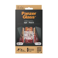 PanzerGlass™ Privacy Apple iPhone 15 s filtrem soukromí